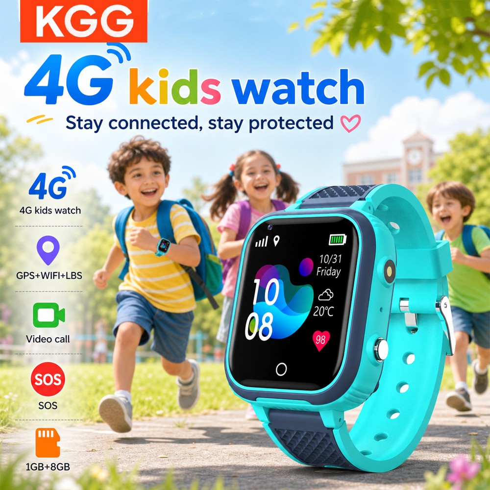 Smartwatch Watches For Kids With Gps - 4G Çocuklar için Akıllı Saat Görüntülü