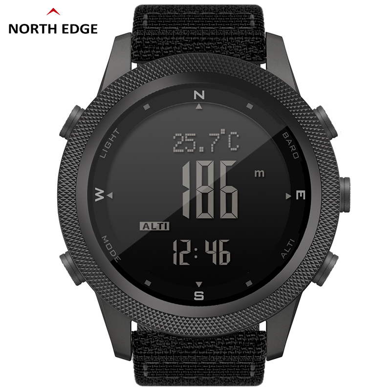 Altimeter Compass Watch - Kuzey kenar apache-46 erkekler dijital saat