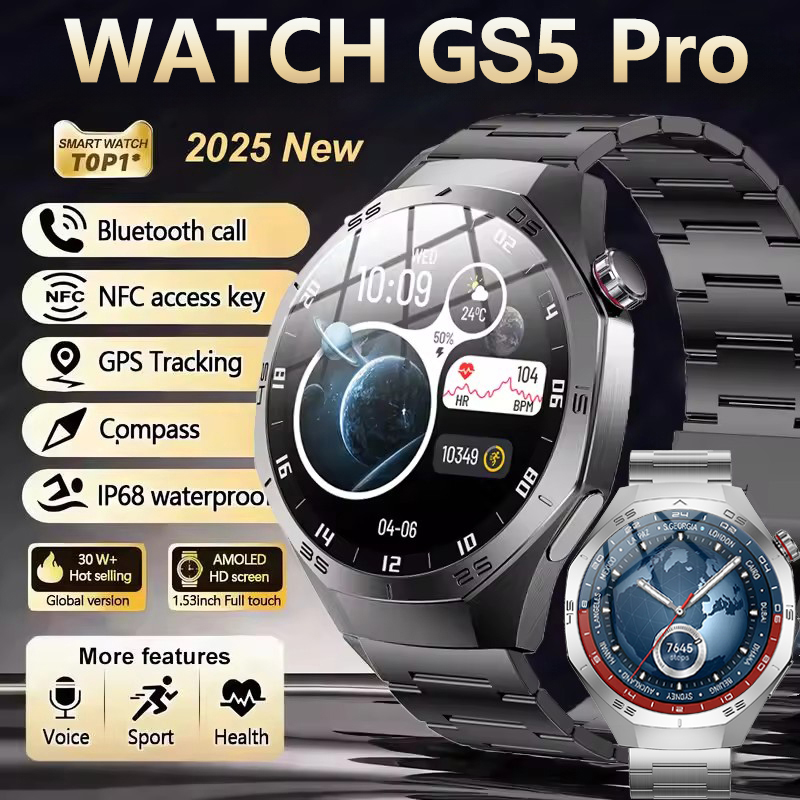 Smartwatch Watches For Women With Gps - Orijinal GS5 Pro GPS Spor IP68