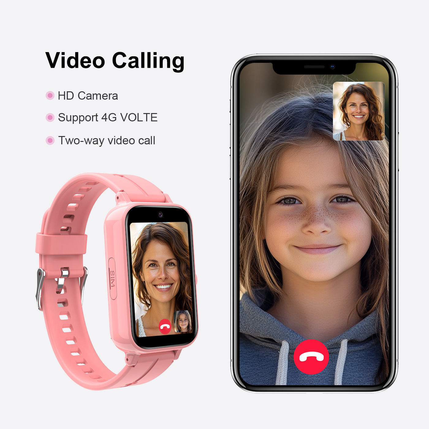 Smartwatch Watches For Kids With Gps - Çocuklar için Akıllı Saat, 4G Sim