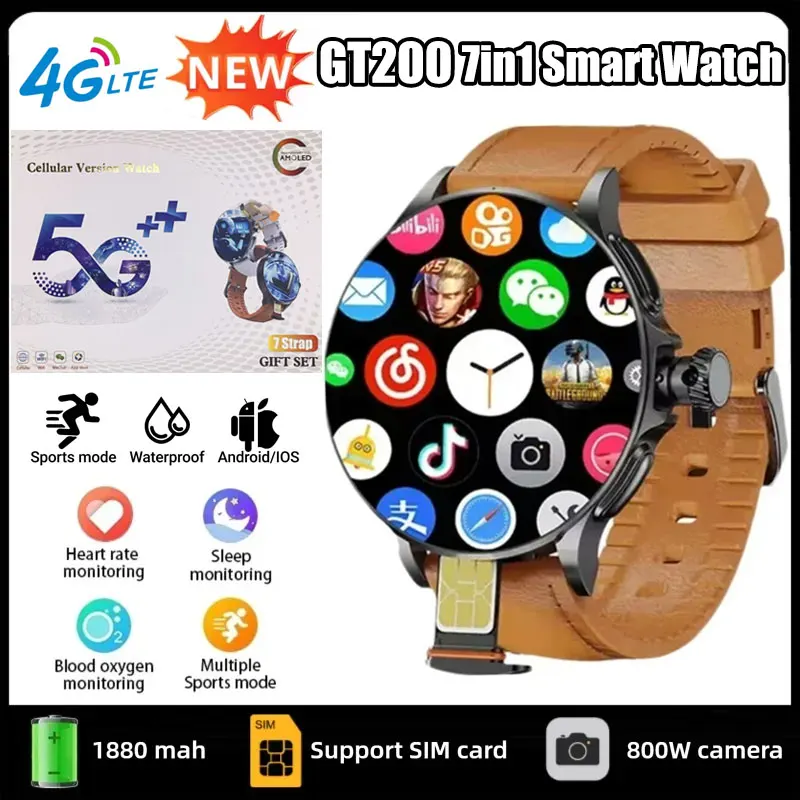 Smartwatch Watches For Women With Gps - GT200 5G Akıllı Saat, 1,95 inç