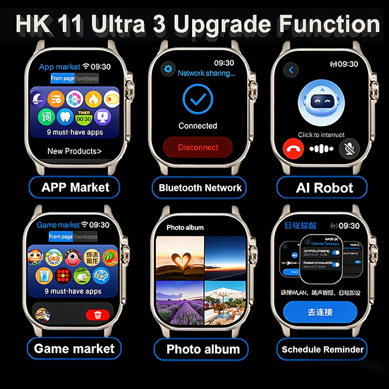 Yeni Saatler Erkek HK11 ULTRA3 - Smartwatch Watches For Women With Gps incelemesi ve fiyatı