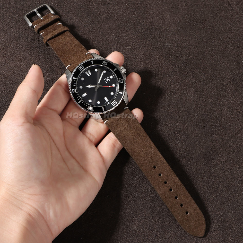 20mm 22mm Yumuşak Süet Deri sa - Smartwatch Vintage Watches For Women incelemesi ve fiyatı