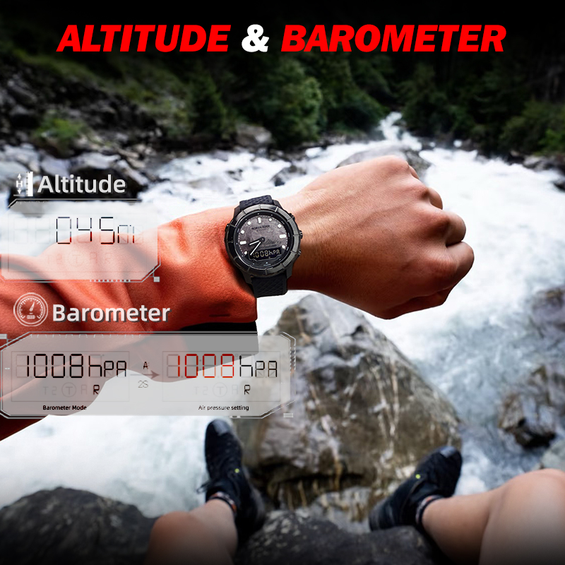 NORTH EDGE THARSIS Erkek Karbo - Altimeter Compass Watch incelemesi ve fiyatı