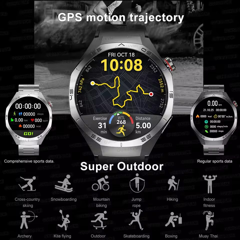 Orijinal GS5 Pro GPS Spor IP68 - Smartwatch Watches For Women With Gps incelemesi ve fiyatı