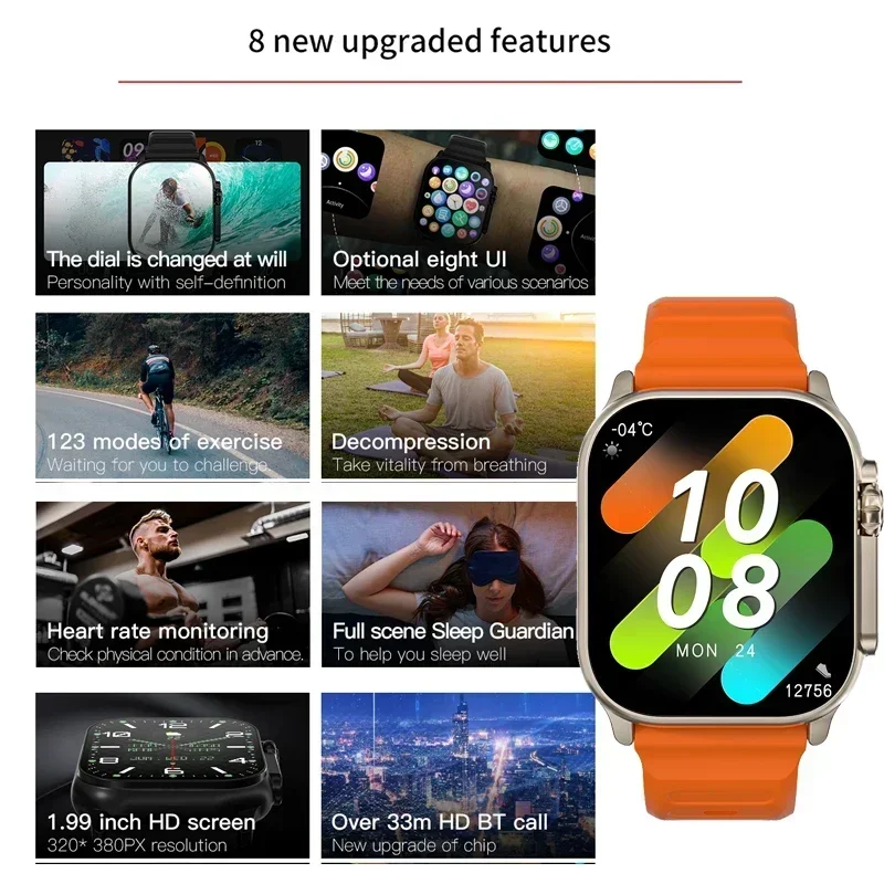 Yeni Seri 9 Watch PK HK8 PRO M - Smartwatch Watches Price incelemesi ve fiyatı