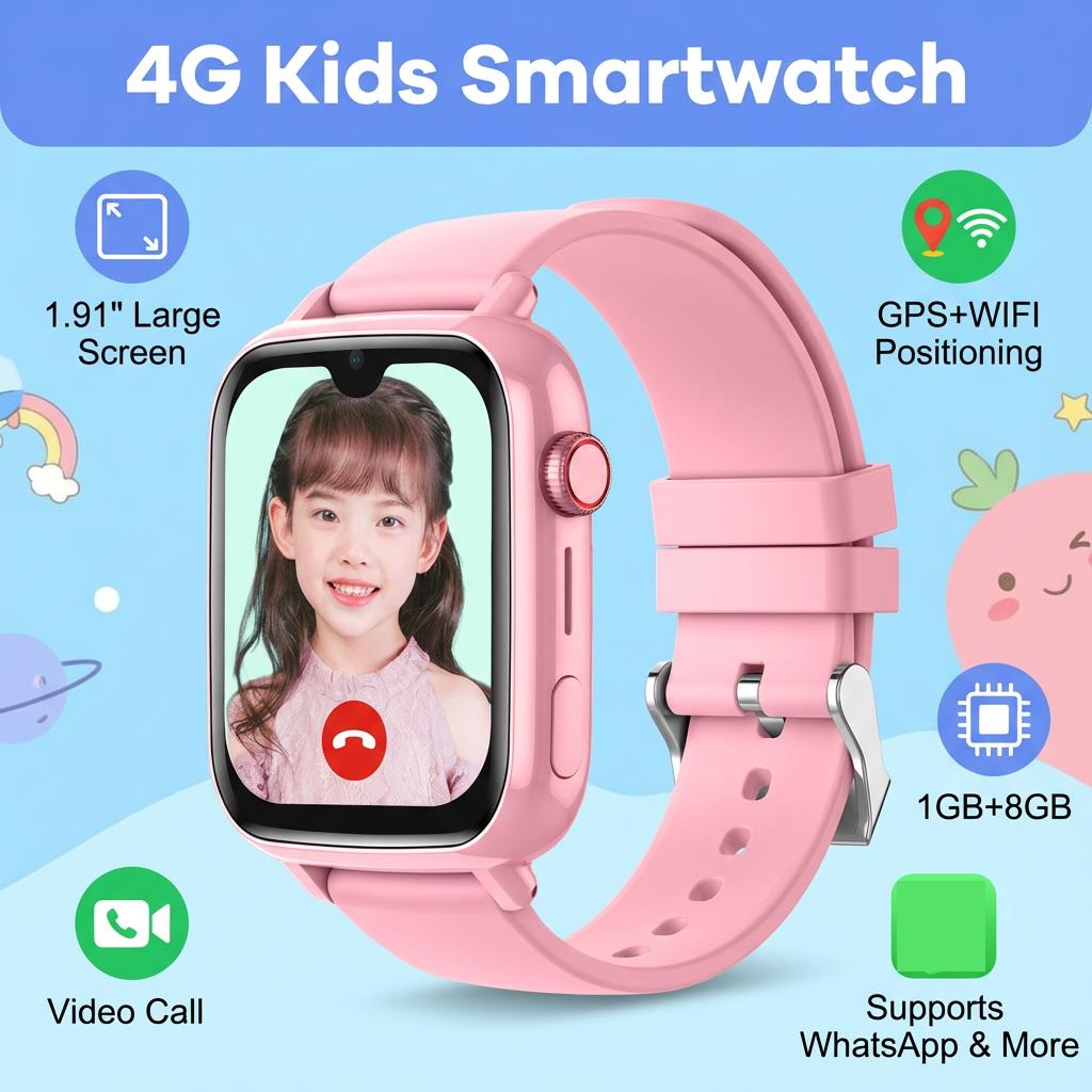 4G Akıllı Çocuk Saati GPS WiFi - Smartwatch Watches For Kids With Gps incelemesi ve fiyatı